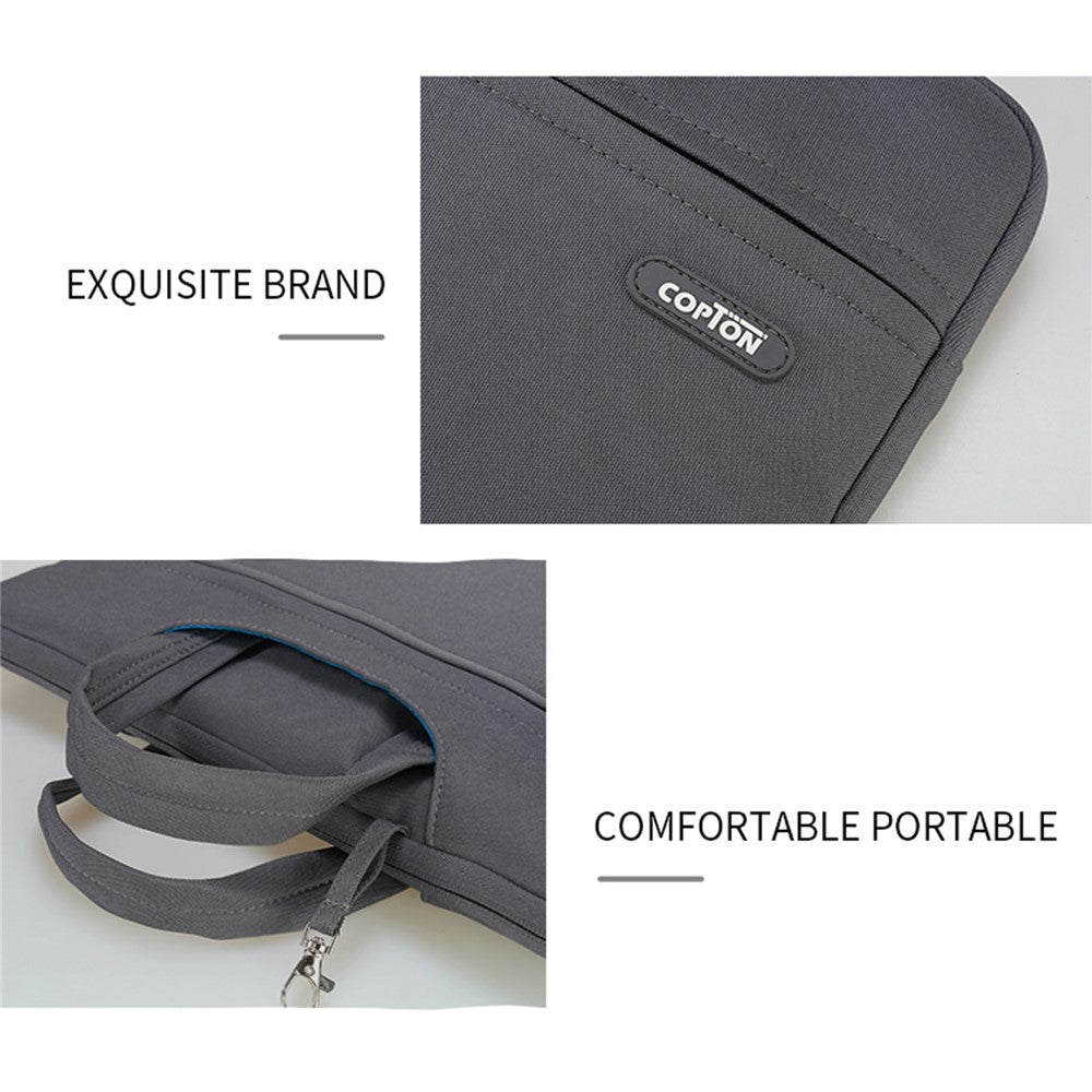 COPTON Portable Carrying Bag for 13-14-inch Laptops Anti-Scratch Notebook Nylon Sleeve Bag with Handle Strap / Small Bag
