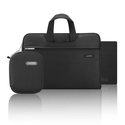 COPTON Portable Carrying Bag for 13-14-inch Laptops Anti-Scratch Notebook Nylon Sleeve Bag with Handle Strap / Small Bag