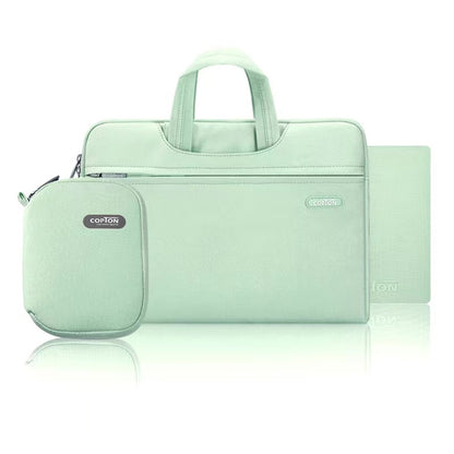 COPTON Portable Carrying Bag for 13-14-inch Laptops Anti-Scratch Notebook Nylon Sleeve Bag with Handle Strap / Small Bag