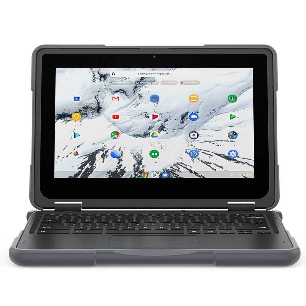 For Dell Chromebook 11.6-Inch 3100 / 3110 PC+TPU Laptop Case Anti-scratch Notebook Computer Upper+Lower Cover