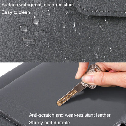 15.4 / 16 Inch Laptop Bag Handbag Splash-Repellent PU Leather Surface Protection Sleeve Notebook Computer Pouch