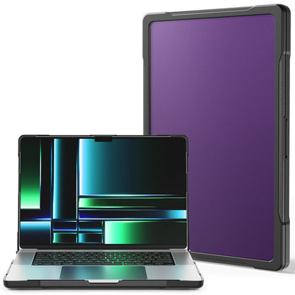 For MacBook Pro 14 inch (2026) A3427 A3426 / (2025) A3434 A3112 A3185 A3401 / (2024) A2918 A2992 / (2023) A2779 / (2022) / (2021) A2442 Case PC+TPU Anti-Cracking Protective Cover