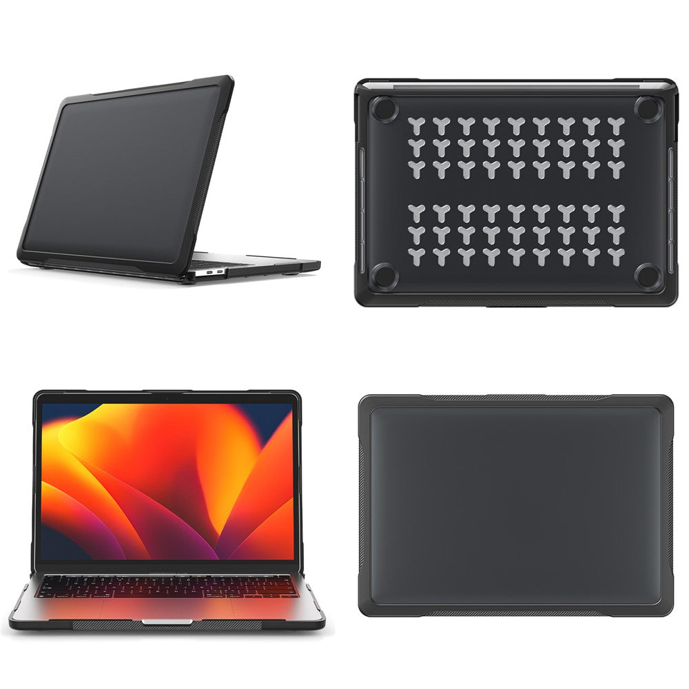 Sailor Series Laptop Case for MacBook Pro 13 inch (2016) A1706 A1708 / (2018) A1989 / (2019) A2159 / (2020) A2251 A2338 (M1 / M2) PC+TPU Shockproof Cover