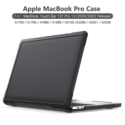 Sailor Series Laptop Case for MacBook Pro 13 inch (2016) A1706 A1708 / (2018) A1989 / (2019) A2159 / (2020) A2251 A2338 (M1 / M2) PC+TPU Shockproof Cover