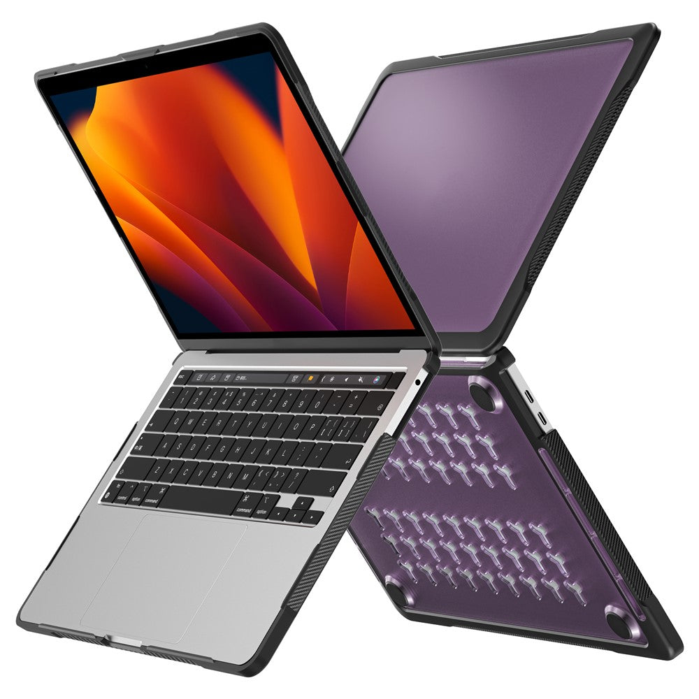 Sailor Series Laptop Case for MacBook Pro 13 inch (2016) A1706 A1708 / (2018) A1989 / (2019) A2159 / (2020) A2251 A2338 (M1 / M2) PC+TPU Shockproof Cover