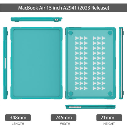 For Macbook Air 15 inch (2026) A3448 / (2025) A3241 / (2024) A311 / (2023) A2941 Sailor Series Laptop Case PC+TPU Anti-Scratch Notebook Cover
