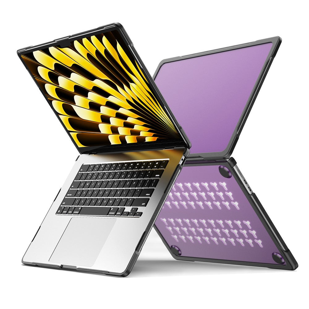 For Macbook Air 15 inch (2026) A3448 / (2025) A3241 / (2024) A311 / (2023) A2941 Sailor Series Laptop Case PC+TPU Anti-Scratch Notebook Cover