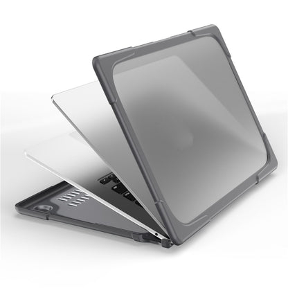 Laptop Case for Macbook Air 15 inch (2026) A3448 / (2025) A3241 / (2024) A311 / (2023) A2941 Stand Design Notebook Anti-Scratch Hard PC Cover