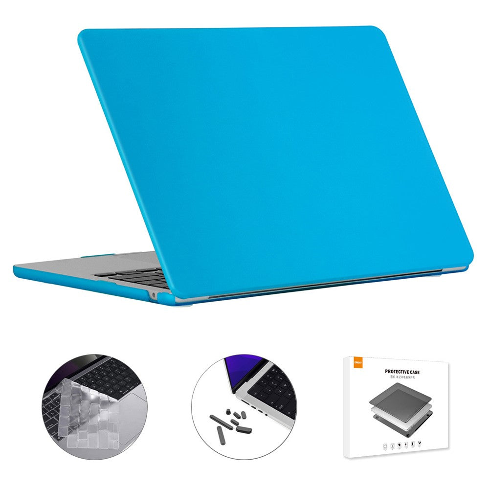 ENKAY HAT PRINCE Case for Macbook Air 15 inch (2025) / (2024) A3114 / (2023) A2941 (US Version) Matte Laptop Cover with TPU Keyboard Film +Plugs