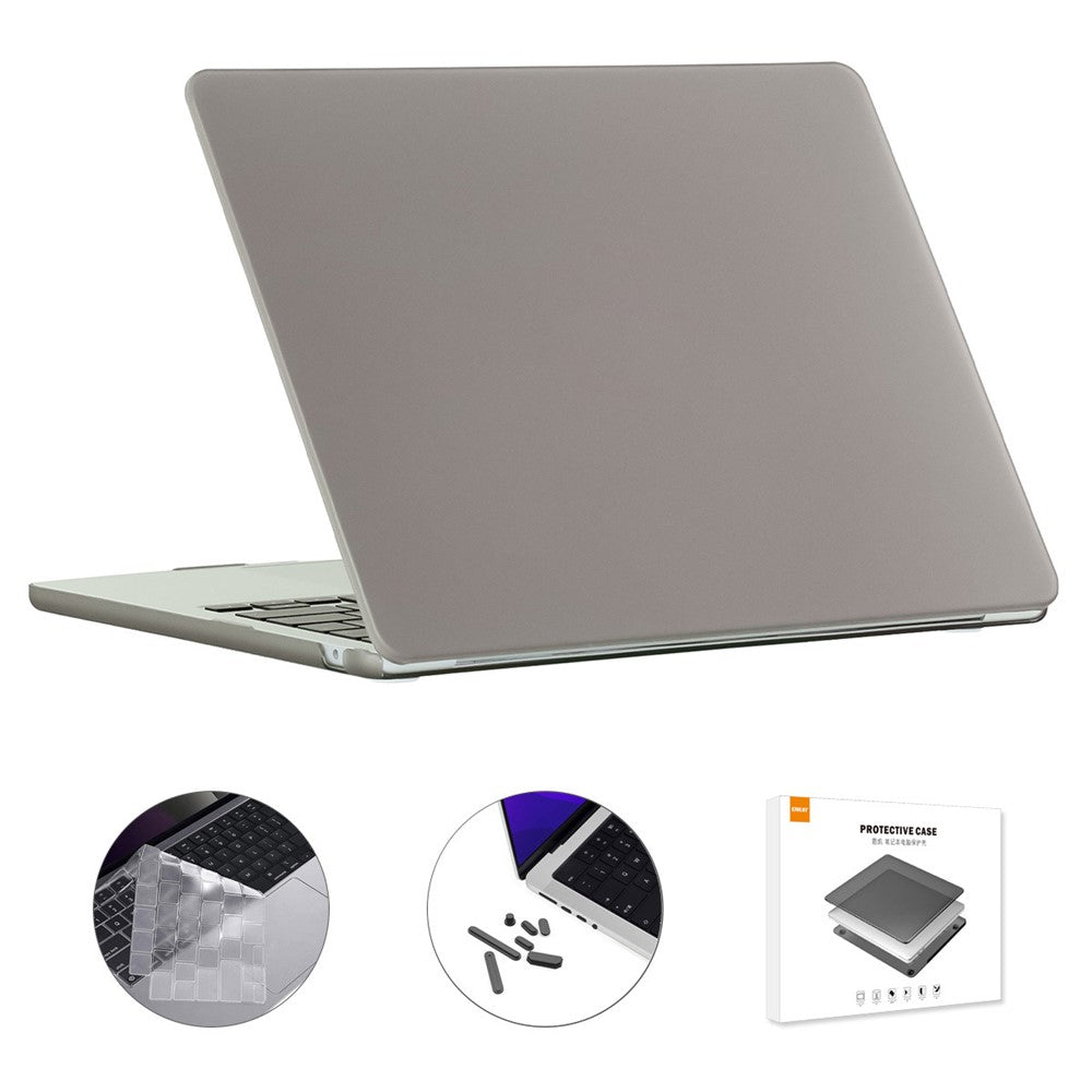 ENKAY HAT PRINCE Case for Macbook Air 15 inch (2025) / (2024) A3114 / (2023) A2941 (US Version) Matte Laptop Cover with TPU Keyboard Film +Plugs