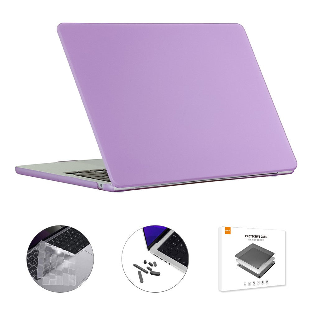 ENKAY HAT PRINCE Case for Macbook Air 15 inch (2025) / (2024) A3114 / (2023) A2941 (US Version) Matte Laptop Cover with TPU Keyboard Film +Plugs