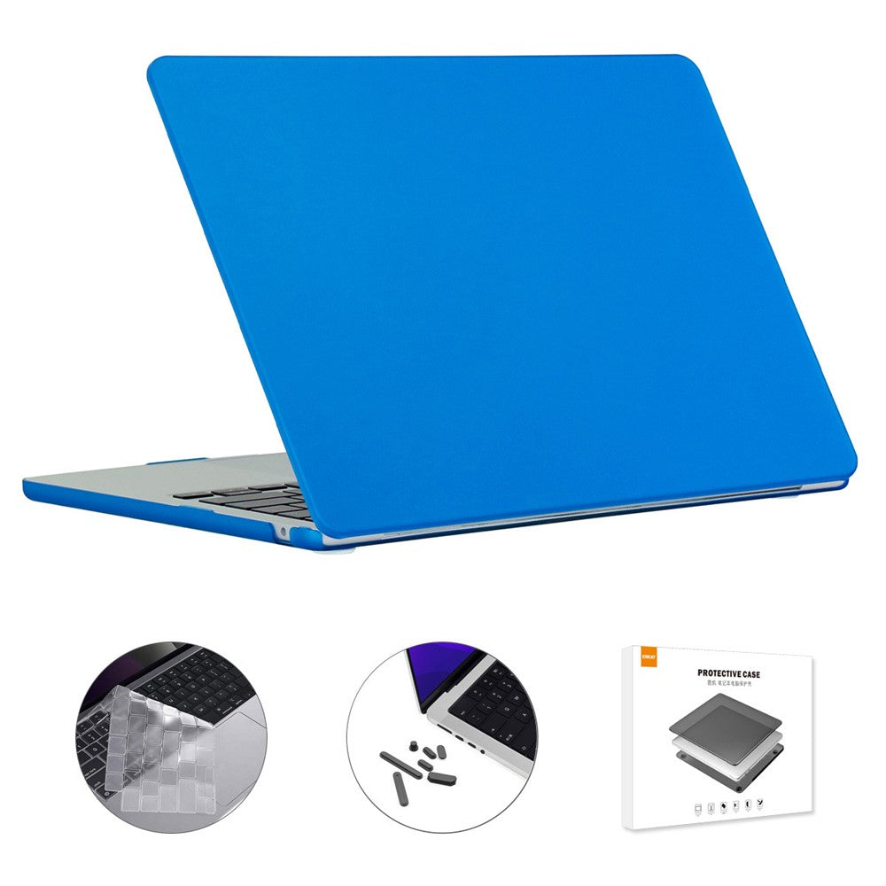 ENKAY HAT PRINCE For Macbook Air 15 inch (2025) / (2023) A2941 / A3114 (EU Version) Matte Laptop PC Case with TPU Film + Plugs