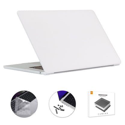 ENKAY HAT PRINCE For Macbook Air 15 inch (2025) / (2023) A2941 / A3114 (EU Version) Matte Laptop PC Case with TPU Film + Plugs
