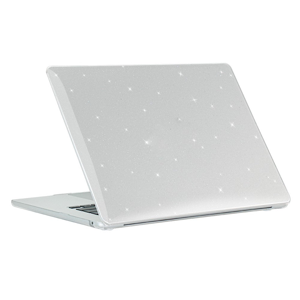 ENKAY HAT PRINCE For Macbook Air 15 inch (2023) A2941 (US Version) Glitter PC Laptop Case with TPU Keyboard Film + Anti-Dust Plugs