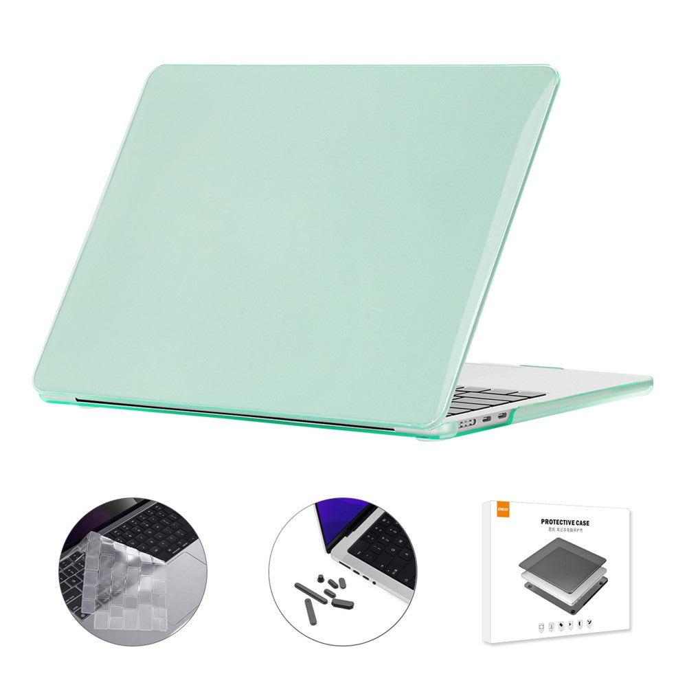 ENKAY HAT PRINCE For Macbook Air 15 inch (2025) / 2024) A3114 (2023) A2941 (US Version) Laptop Hard PC Case with TPU Film + Plugs