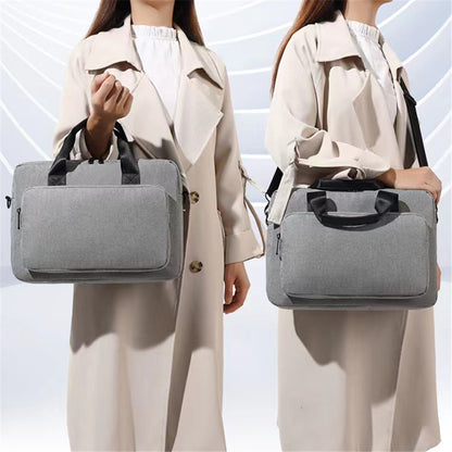 17.3 Inch Laptop Sleeve Oxford Cloth+Polyester Handbag Notebook Computer Shoulder Bag Storage Pouch