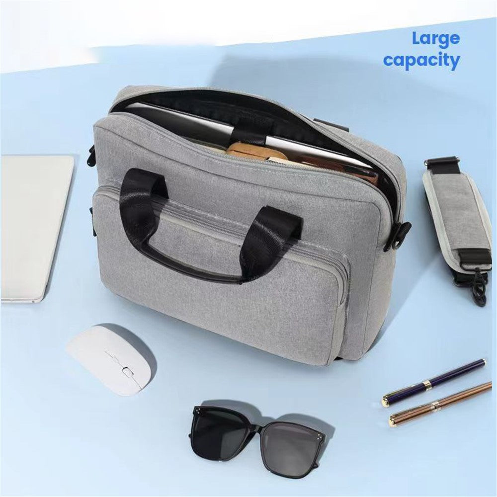 17.3 Inch Laptop Sleeve Oxford Cloth+Polyester Handbag Notebook Computer Shoulder Bag Storage Pouch