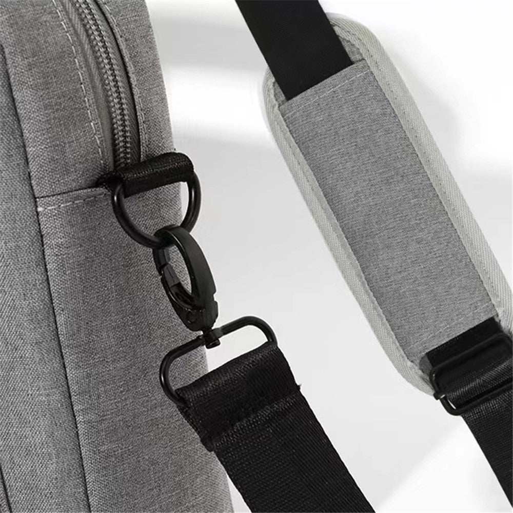 12.5 Inch Notebook Computer Shoulder Bag for MacBook Pro Air, Oxford Cloth+Polyester Laptop Storage Sleeve Handbag
