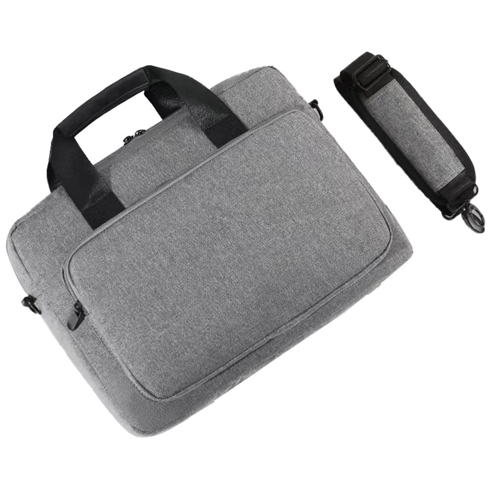 15.4 Inch Laptop Shoulder Bag Handbag Notebook Computer Pouch Oxford Cloth+Polyester Storage Sleeve
