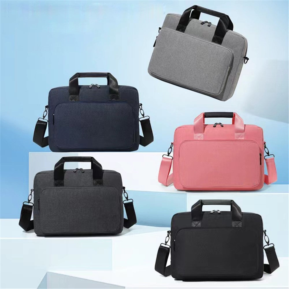 14 Inch Laptop Handbag Oxford Cloth+Polyester Storage Pouch Notebook Computer Shoulder Bag