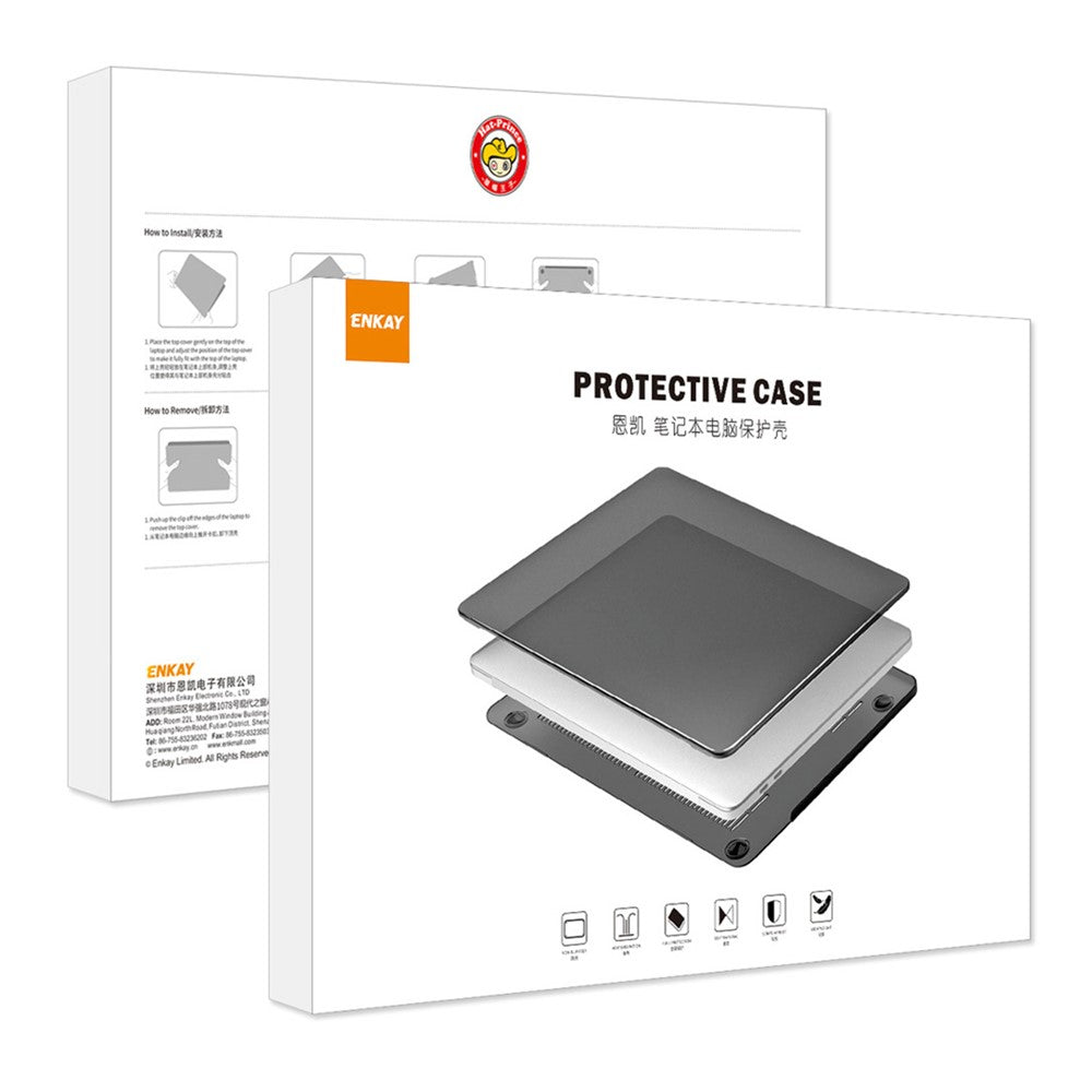 ENKAY HAT PRINCE Shockproof Case for MacBook Pro 14 inch (2026) A3427 A3426 / (2025) A3434 A3112 A3185 A3401 / (2024) A2918 A2992 / (2023) A2779 / (2022) / (2021) A2442 (US) Hard PC Kickstand Laptop Cover