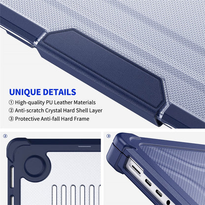 ENKAY HAT PRINCE Shockproof Case for MacBook Pro 14 inch (2026) A3427 A3426 / (2025) A3434 A3112 A3185 A3401 / (2024) A2918 A2992 / (2023) A2779 / (2022) / (2021) A2442 (US) Hard PC Kickstand Laptop Cover
