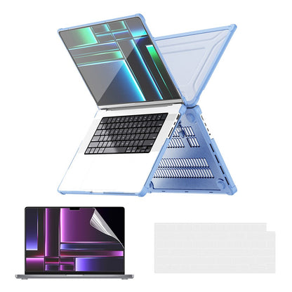 ENKAY HAT PRINCE Shockproof Case for MacBook Pro 14 inch (2026) A3427 A3426 / (2025) A3434 A3112 A3185 A3401 / (2024) A2918 A2992 / (2023) A2779 / (2022) / (2021) A2442 (US) Hard PC Kickstand Laptop Cover