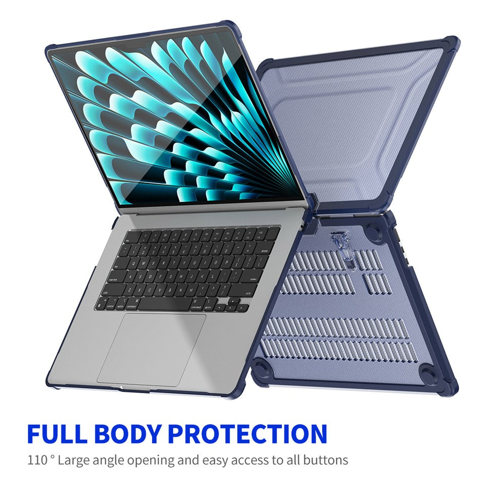 ENKAY HAT PRINCE Protective Hard PC Case for Macbook Air 15 inch (2023) A2941 (US Version) Slim Laptop Kickstand Cover