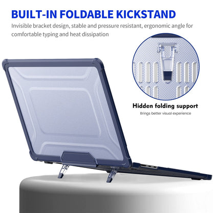 ENKAY HAT PRINCE Protective Hard PC Case for Macbook Air 15 inch (2023) A2941 (US Version) Slim Laptop Kickstand Cover