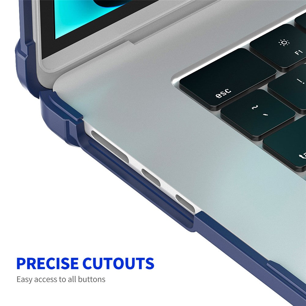 ENKAY HAT PRINCE Slim Hard PC Case for Macbook Air 15 inch (2025) / (2024) / (2023) A2941 (EU Version) Laptop Cover with Kickstand