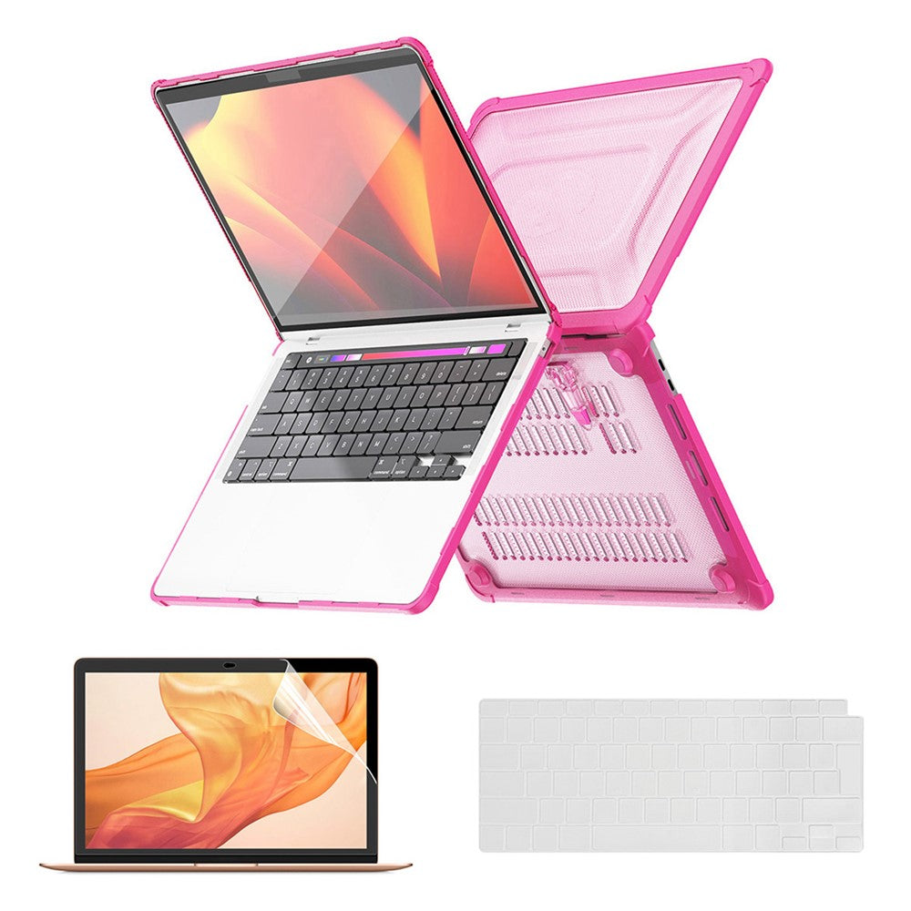 ENKAY HAT PRINCE Slim Kickstand Case for MacBook Air 13 inch (2020) A2179 / A2337 (EU Version) Anti-Scratch Hard PC Laptop Cover