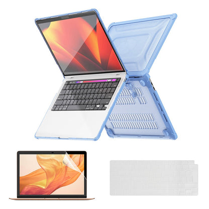 ENKAY HAT PRINCE Slim Kickstand Case for MacBook Air 13 inch (2020) A2179 / A2337 (EU Version) Anti-Scratch Hard PC Laptop Cover