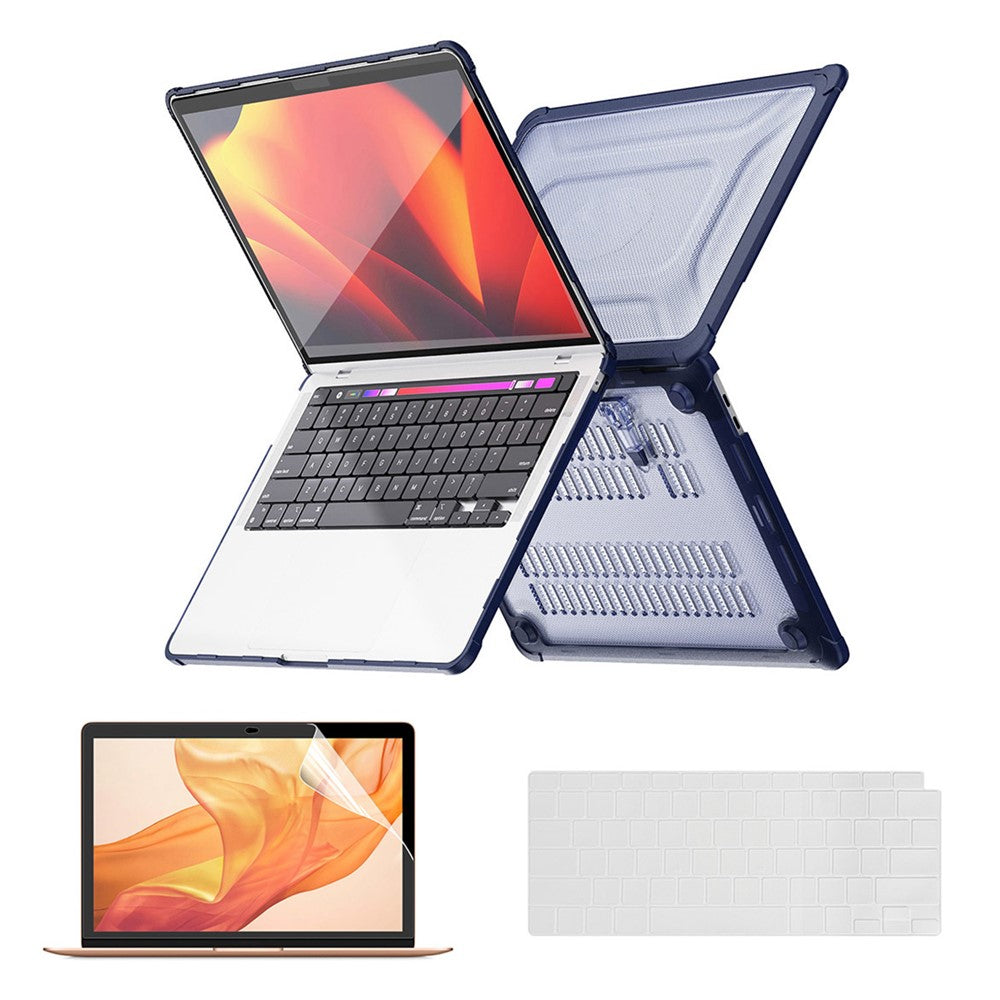 ENKAY HAT PRINCE For MacBook Air 13 inch (2020) A2179 / A2337 (US Version) Kickstand Hard PC Cover Anti-Drop Laptop Slim Case