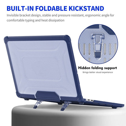 ENKAY HAT PRINCE For MacBook Air 13 inch (2020) A2179 / A2337 (US Version) Kickstand Hard PC Cover Anti-Drop Laptop Slim Case