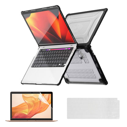 ENKAY HAT PRINCE For MacBook Air 13 inch (2020) A2179 / A2337 (US Version) Kickstand Hard PC Cover Anti-Drop Laptop Slim Case