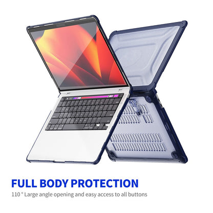 ENKAY HAT PRINCE For MacBook Pro 13 inch (2020) A2251 / A2289 / A2338 (EU Version) Kickstand Slim Case Laptop Shockproof Hard PC Cover