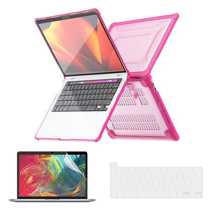 ENKAY HAT PRINCE For MacBook Pro 13 inch (2020) A2251 / A2289 / A2338 (EU Version) Kickstand Slim Case Laptop Shockproof Hard PC Cover