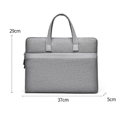 609 14-inch Laptop Handbag Waterproof Oxford Cloth Notebook Storage Bag Carrying Pouch