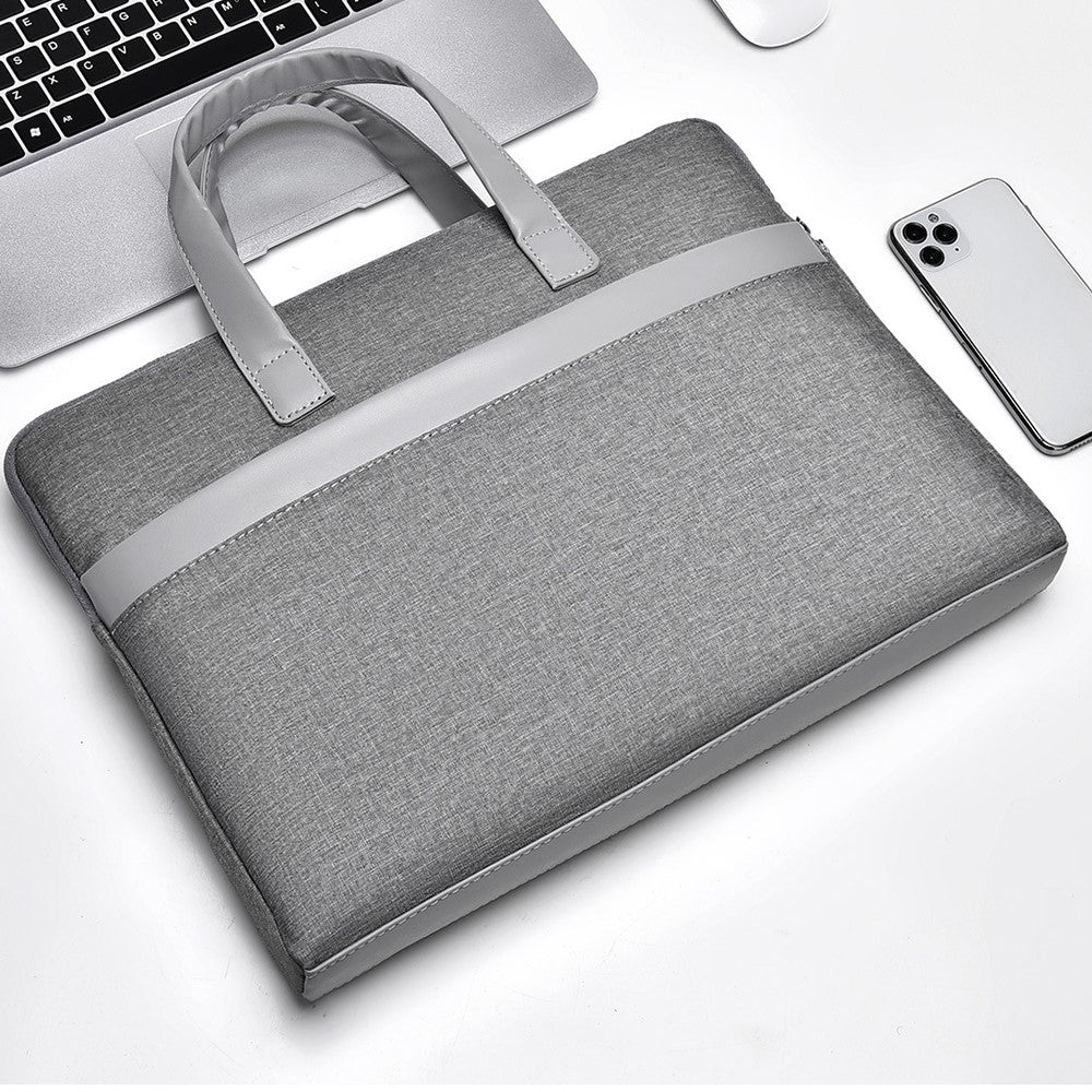 609 14-inch Laptop Handbag Waterproof Oxford Cloth Notebook Storage Bag Carrying Pouch