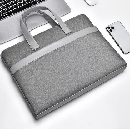 609 14-inch Laptop Handbag Waterproof Oxford Cloth Notebook Storage Bag Carrying Pouch