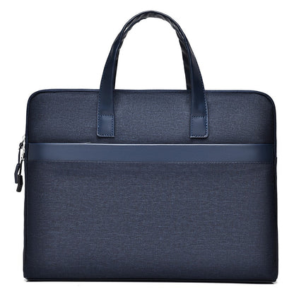 609 14-inch Laptop Handbag Waterproof Oxford Cloth Notebook Storage Bag Carrying Pouch