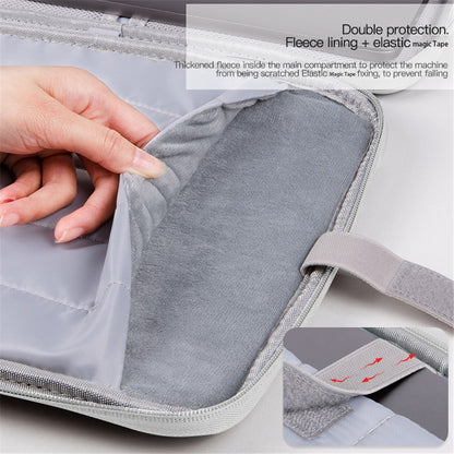 11-inch Laptop Handbag Waterproof Nylon 180 Degree Opening Soft Lining Carrying Pouch