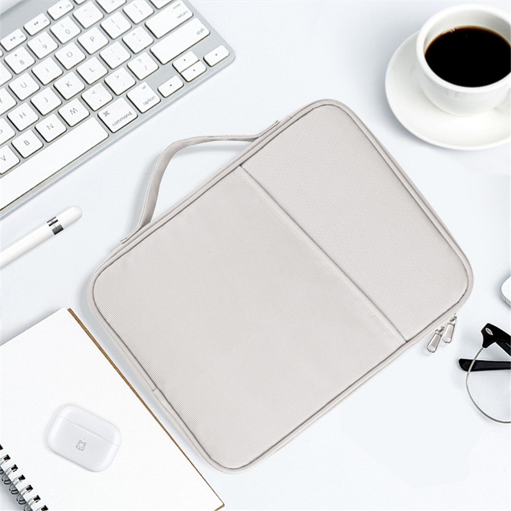 11-inch Laptop Handbag Waterproof Nylon 180 Degree Opening Soft Lining Carrying Pouch