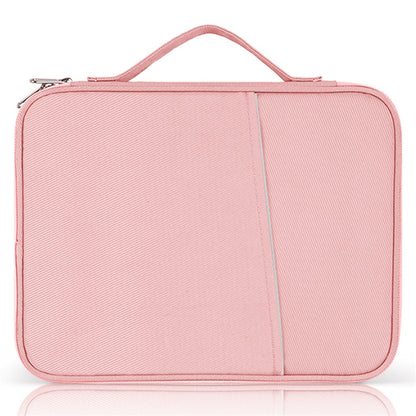 11-inch Laptop Handbag Waterproof Nylon 180 Degree Opening Soft Lining Carrying Pouch