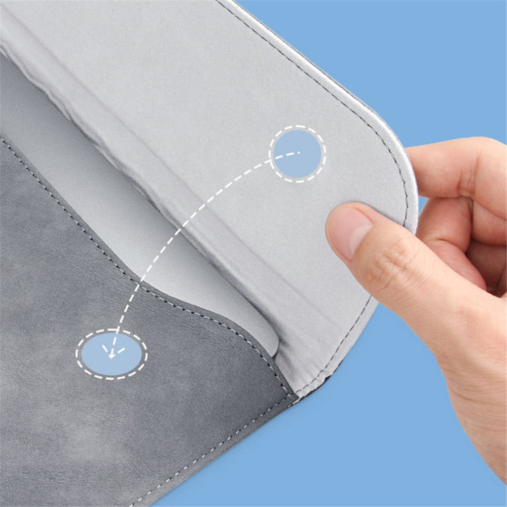 13 / 14 inch Ultra Slim Vertical PU Leather Laptop Bag Shockproof Notebook Sleeve