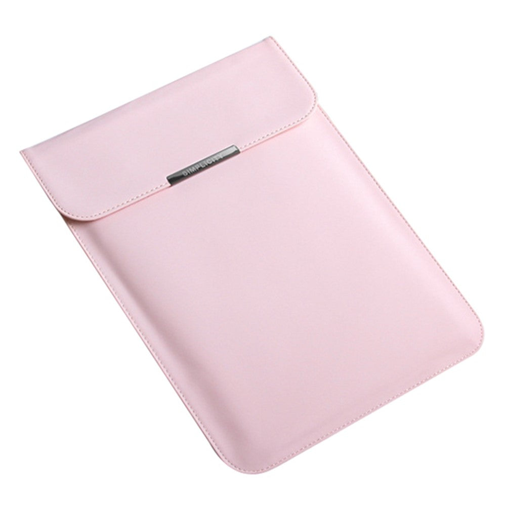 13 / 14 inch Ultra Slim Vertical PU Leather Laptop Bag Shockproof Notebook Sleeve
