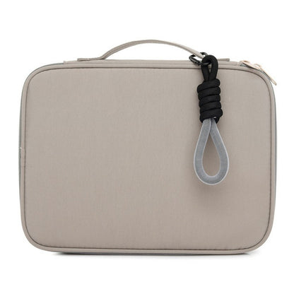 606 For iPad MacBook MateBook 13.3 / 14 Inch Laptop Bag Nylon Handbag with Hanging Ornament