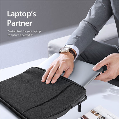 DUX DUCIS LBDC Series 14-15.4 Inch Vertical Laptop Bag Soft Lining Notebook Handbag
