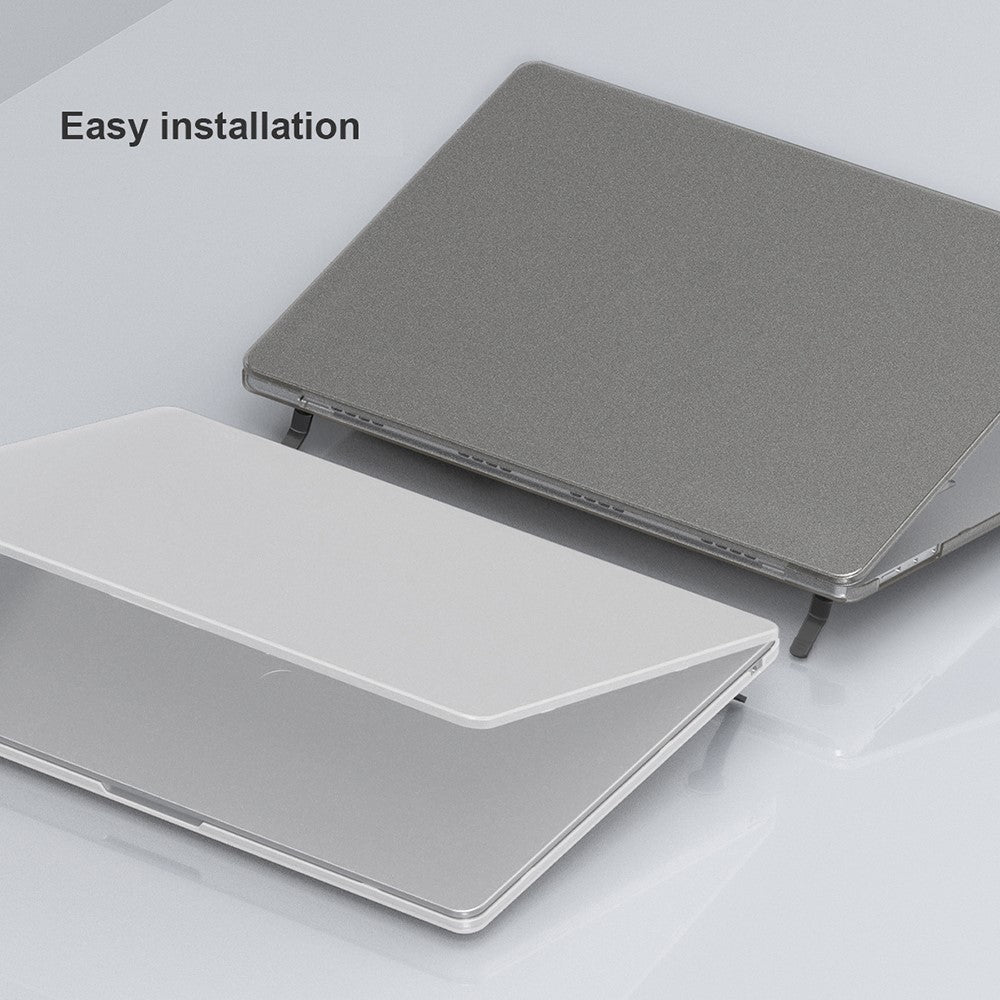 BENWIS MP-SMS For MacBook Air 13 inch (2026) A3449 / (2025) A3240 / (2024) A3113 / (2022) A2681 Case Ultra-Thin Matte Hard Case with Kickstand