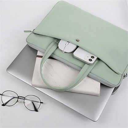 C81-14-14.6 Inch Computer Bag Portable Notebook Bag with Zipper Laptop Accessories Storage Bag